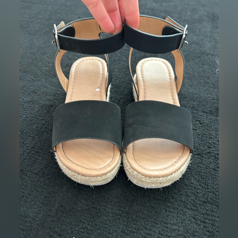 Black Strappy Sandals